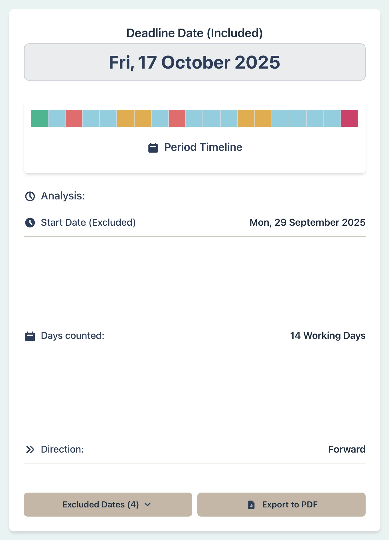 Construction payment response deadline result example