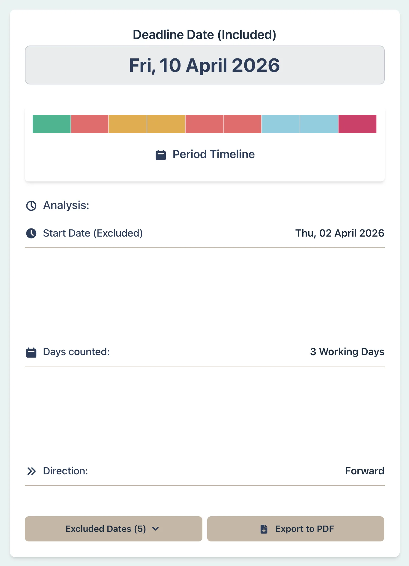 Securities disclosure deadline result example