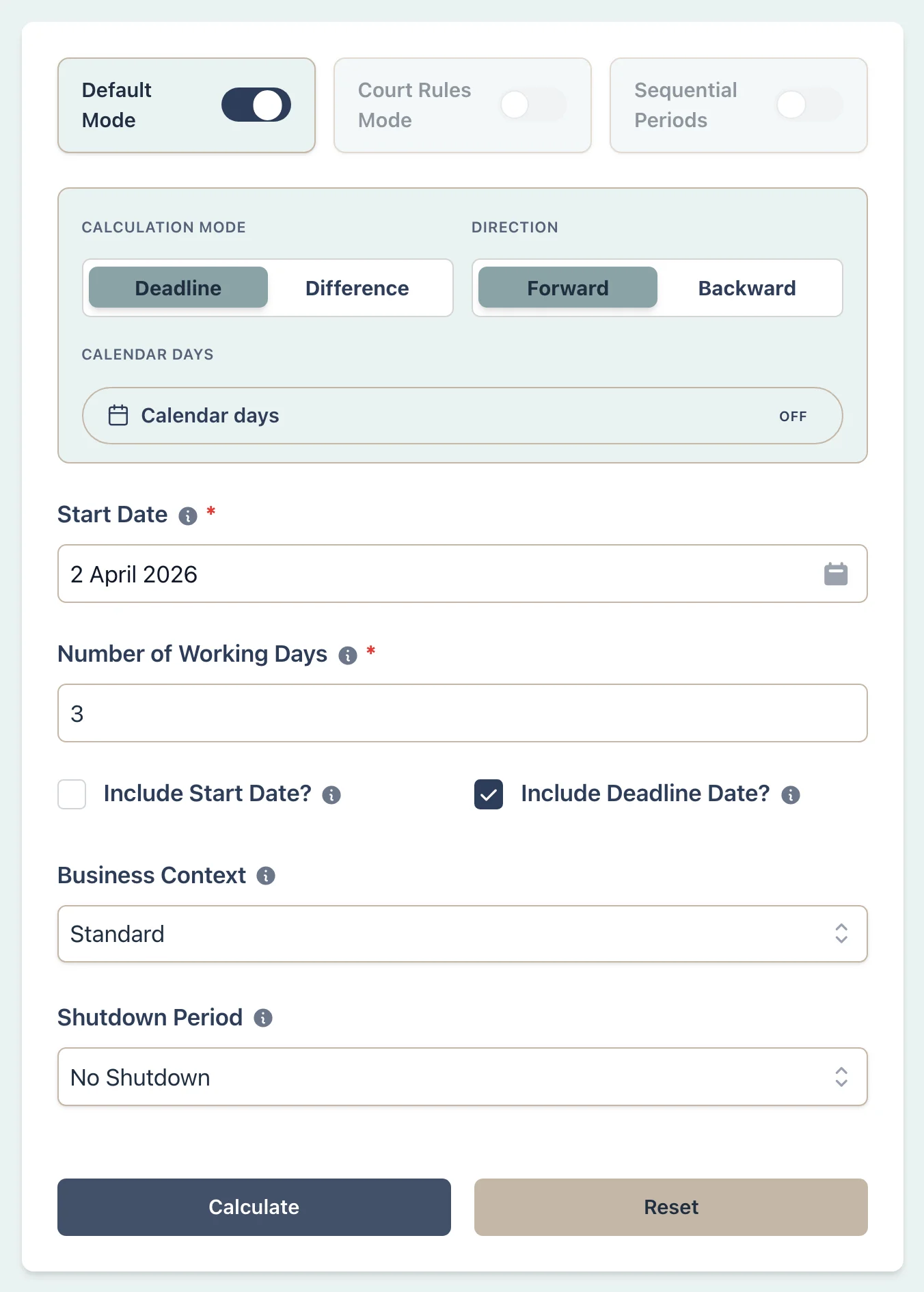 Securities disclosure deadline scenario setup